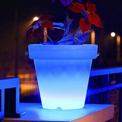 Vaso Redondo Luminoso Multicor -  36 x A.33 cm